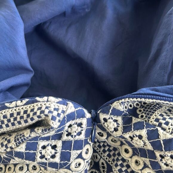 BODEN SLEEVELESS EMBROIDERED DRESS - Picture 8 of 9